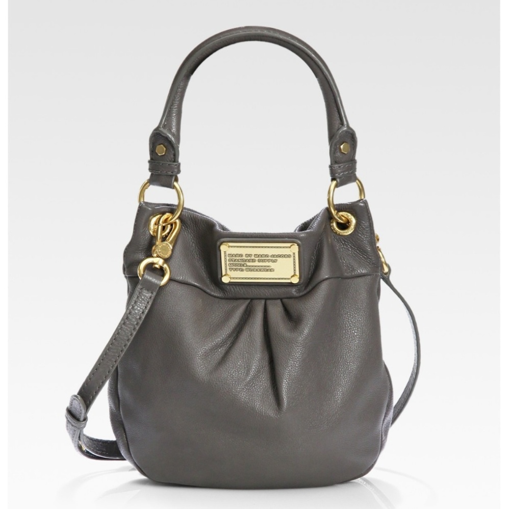 Marc by Marc Jacobs Mini Hillier Hobo in Grey